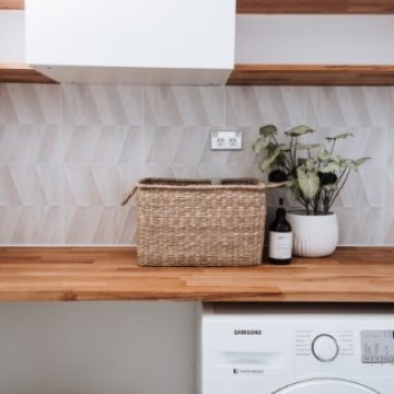 washing machine in a house